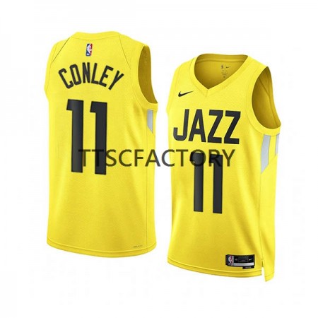 Dres Utah Jazz Mike Conley 11 Nike 2022-23 Icon Edition Žuta boja Swingman - Muške